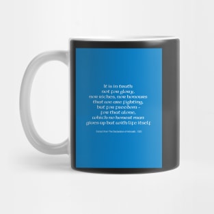 Declaration of Arbroath Mug